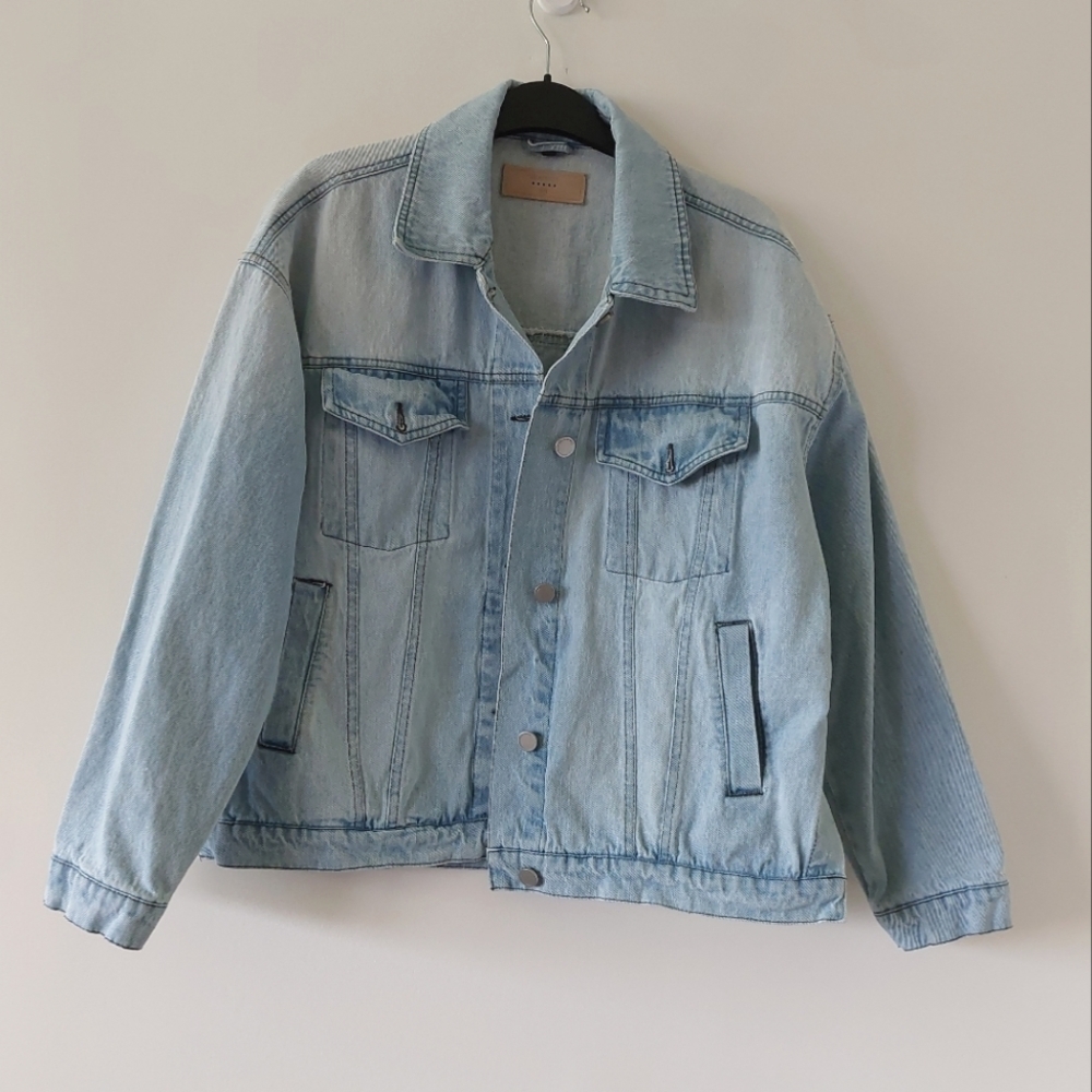 Blanknyc oversized jeans jacket size XS